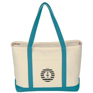 Large Starboard Cotton Canvas Tote Bag