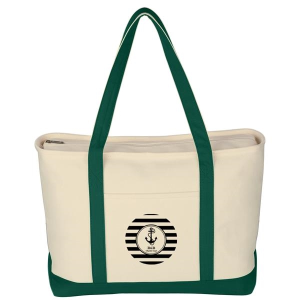 Large Starboard Cotton Canvas Tote Bag