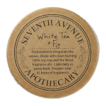 White Tea and Fig 11 oz Glass Jar Candle